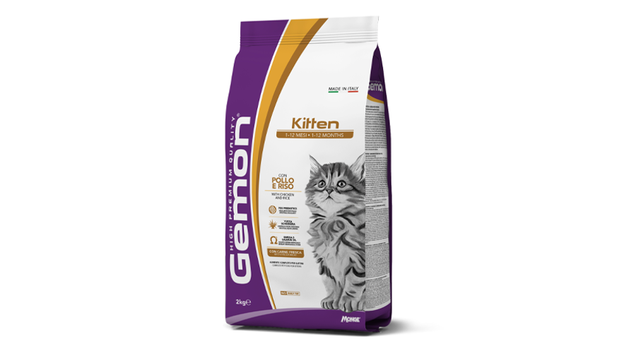 Gemon Cat Prémium száraz macskaeledel KITTEN - csirke és rizs 2kg