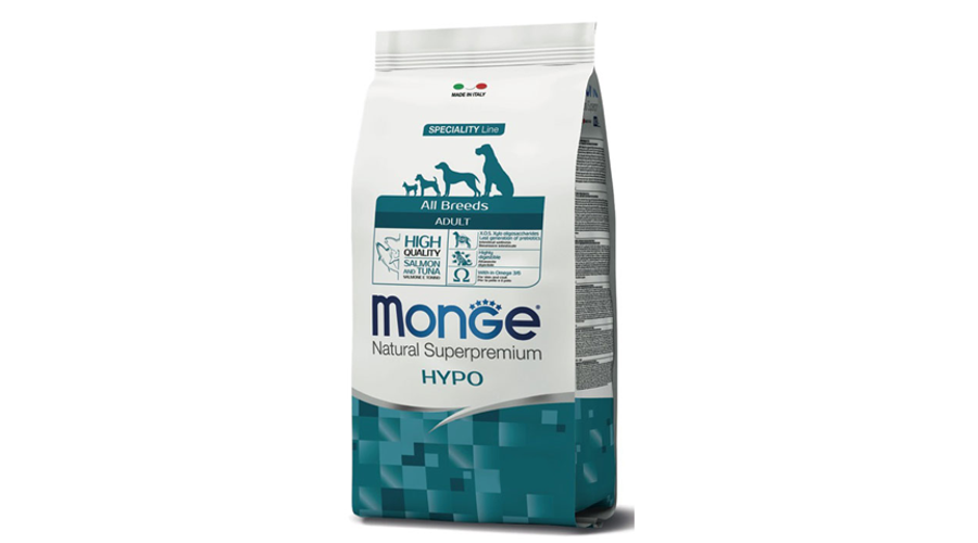Monge Dog Speciality line All Breeds Adult  Hypoallergenic lazac-tonhal 2,5kg, 12kg, 15kg