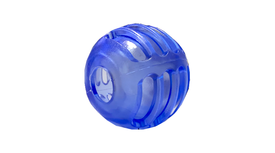 484,50 Kutyajáték-Jutalomfalatot adagoló gumi labda kék 5cm