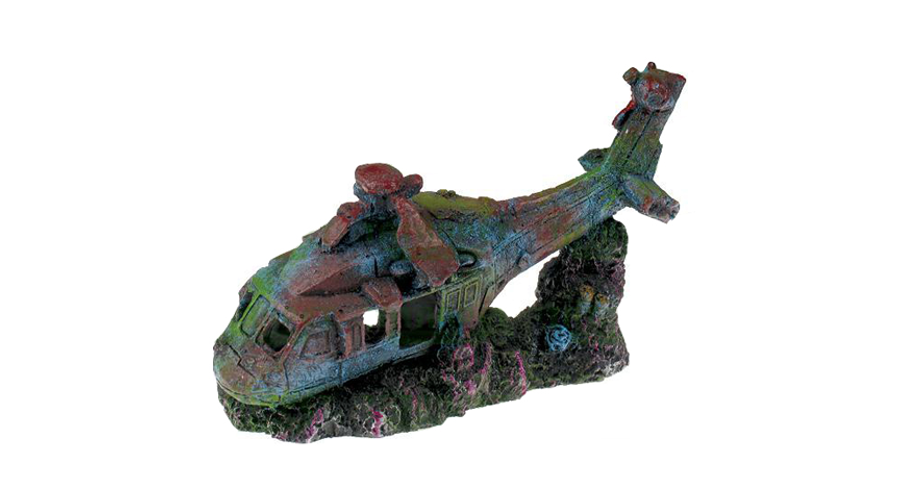 195,43 Akváriumi dekor - helikopter 13,5-19cm