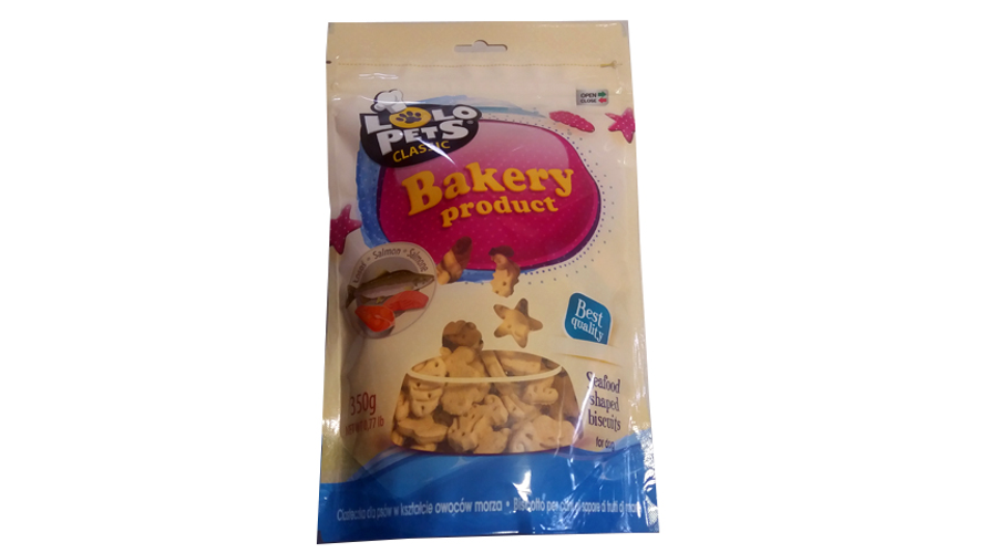LO80807 Kutya jutalomfalat-Kutyakeksz "MINI" lazacos 350g